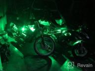 img 1 attached to Multicolor LED Motorcycle Atmosphere Light Kit - 10 Flexible RGB Strips With Ground Effect For Enhanced Illumination And Style review by Relap Villa