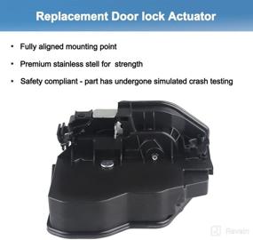 img 1 attached to 🔒 WMPHE Power Door Lock Actuator - BMW E60 E65 E70 E90 E92 - Front Passenger Side - OEM Replacement 937-801, 51217202146