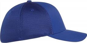 img 2 attached to Flexfit Ultrafibre Airmesh Fitted Cap: Breathable Comfort & Style For Your Head