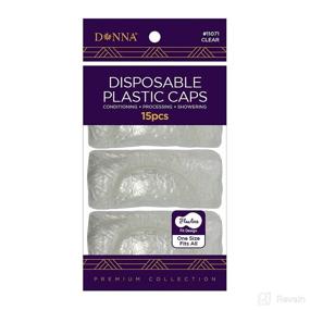 img 3 attached to Donna DISPOSABLE PLASTIC CAPS 15PC