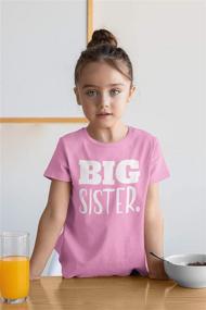 img 2 attached to Sister Announcement Toddler Shirts Promoted Girls' Clothing : Tops, Tees & Blouses