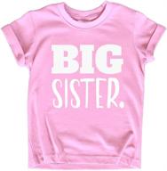 sister announcement toddler shirts promoted girls' clothing : tops, tees & blouses logo