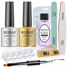 img 4 attached to Get Professional Results With Our Poly Nail Gel Kit - Perfect For DIY Nail Extensions And Quick Building Poly Gel Application