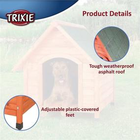 img 1 attached to 🏡 Trixie Natura Cottage Dog House: Stylish and Spacious Shelter for your Beloved Pet