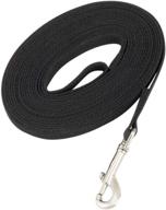 ultimate control and safety: guardian gear cotton web training lead - 30 ft black logo