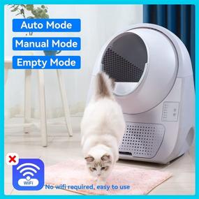 img 3 attached to 🐈 CATLINK Self Cleaning Cat Litter Box: Automatic, Double Odor Removal, Young Version 3.3-22 lbs