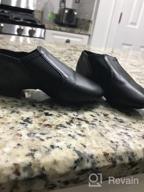 img 1 attached to Comfortable STELLE Leather Slip Dance 🩰 Toddler Girls' Shoes: Perfect for Little Dancers review by Kevin Vanlaere