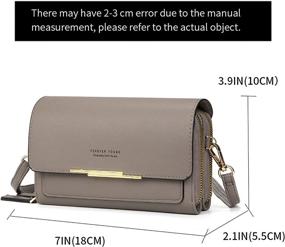 img 3 attached to Crossbody Shoulder Handbag Cellphone Removable Women's Handbags & Wallets and Shoulder Bags