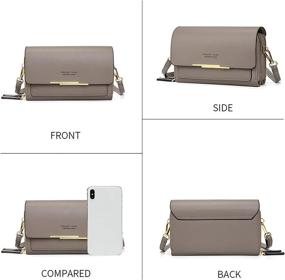 img 1 attached to Crossbody Shoulder Handbag Cellphone Removable Women's Handbags & Wallets and Shoulder Bags