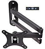 📺 full motion tv wall mount bracket with swivel and 15-inch extension arm - compatible with most 13 to 30-inch tvs logo