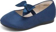 👠 dream pairs sophia 22 adorable ballerina flats for girls' shoes логотип