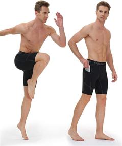 img 2 attached to Men'S Roadbox Compression Shorts: Athletic Running Spandex With Perfect Pocket