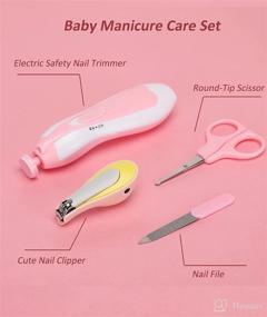 img 3 attached to 👶 Baby Nursery Kit: Electric Nail Trimmer, Healthcare and Grooming Set with Hair Brush Comb - Perfect Newborn Care Kit for Infant Toddlers, Baby Boys, Girls - Great Baby Shower Gift