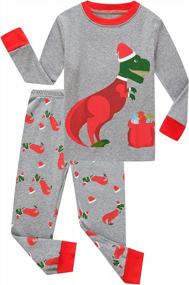 img 4 attached to Comfortable And Cozy: KikizYe Little Boys Long Sleeve Pajamas For A Restful Sleep