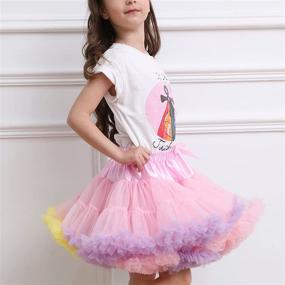 img 1 attached to 👗 Stylish XinChangShangMao Petticoat Fluffy Pettiskirt Princess Girls' Clothing: Shop at Skirts & Skorts Now!