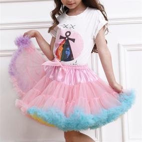 img 3 attached to 👗 Stylish XinChangShangMao Petticoat Fluffy Pettiskirt Princess Girls' Clothing: Shop at Skirts & Skorts Now!