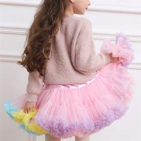 img 2 attached to 👗 Stylish XinChangShangMao Petticoat Fluffy Pettiskirt Princess Girls' Clothing: Shop at Skirts & Skorts Now!