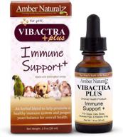 🐾 boost your pet's immune system with amber naturalz vibactra plus - 1 ounce logo