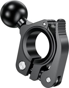 img 4 attached to 🚲 BRCOVAN Aluminum Alloy 1'' Ball Handlebar Mount for Rails 0.5'' to 1.26'' in Diameter, Easy Installation Handlebar Ball Mount for RAM Mounts 1'' Ball Socket Arm & Motorcycle Bike Phone Mount Holder