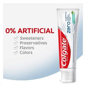 img 3 attached to 🌿 Zero Natural Peppermint Toothpaste by Colgate