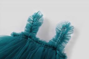 img 1 attached to Adorable Tutu Tulle Dress With Flower Headband For Baby Girls' Weddings And Birthdays