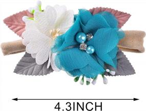 img 2 attached to Adorable Tutu Tulle Dress With Flower Headband For Baby Girls' Weddings And Birthdays