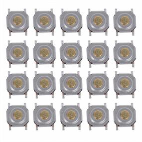 img 4 attached to Brass Waterproof Tactile Push Button Switch Kit - 200Pcs SMD Micro Momentary Tact Assortment With Light Touching Patches And Tact Button Switches For Improved Electrical Connection