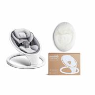 munchkin bluetooth enabled luxe baby swing with premium ultra-soft faux fur cover logo