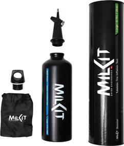 img 4 attached to MilKit Tubeless Booster Tire Inflator - Quickly And Easily Inflate Your Tubeless Bicycle Tires Anywhere With Award-Winning Boost!