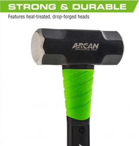 img 3 attached to Arcan AH4E 16-Inch Hammer With Durable Fiberglass Handle And Rubber Grips - Perfect For Engineering Tasks