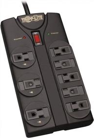 img 3 attached to 💡 Tripp Lite TLP808B Surge Protector Power Strip, 8-Outlet, 8ft Cord, Right Angle Plug, Black - Lifetime Insurance Coverage