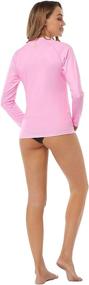 img 1 attached to HDE Womens Sleeve Protection T Shirt Women's Clothing via Swimsuits & Cover Ups