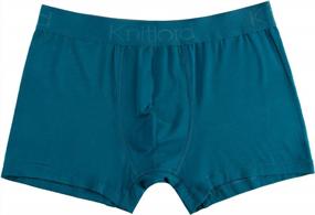 img 3 attached to Mens Trunk Underwear Bamboo Ultra Soft And Breathable Boxer Briefs No Fly 3 Or 4 Pack