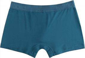 img 2 attached to Mens Trunk Underwear Bamboo Ultra Soft And Breathable Boxer Briefs No Fly 3 Or 4 Pack