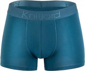 img 1 attached to Mens Trunk Underwear Bamboo Ultra Soft And Breathable Boxer Briefs No Fly 3 Or 4 Pack