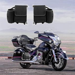 img 1 attached to 2021 Challenger Dark Horse Rear Highway Bar Bag: Ultimate Storage Solution for Chieftain, Saddlebag Crash Guards Bag, Vintage Dark Horse, Chief Classic, and More!