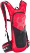 evoc race backpack red black logo