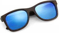 bamboo polarized sunglasses for men & women | real wood frame | oct17 eyewear collection logo