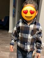 img 1 attached to Premium Little Boys' Flannel Shirts: Amasslove Clothing Collection for Tops, Tees & Shirts review by Iration Ahim