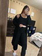 img 1 attached to Cozy Up In Style With Fixmatti Women'S 3-Piece Fuzzy Sweatsuit Lounge Set review by Kevin Swier