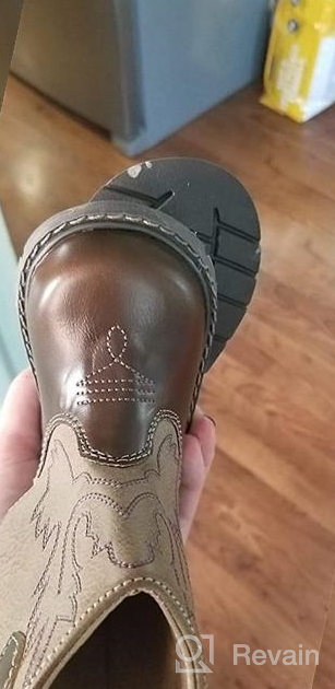 img 1 attached to 🦌 Stylish and Comfortable Baby Deer 006911R Western Toddler Boys' Shoes: Perfect for Your Little Cowboy! review by Kevin Garcia