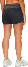 img 2 attached to Women'S 3 Inch Quick-Dry Running Shorts With Zipper Pocket - Perfect For Gym & Athletic Workouts!