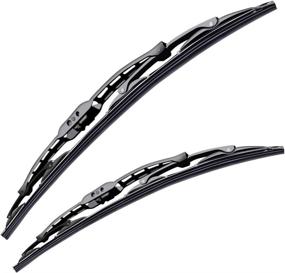 img 4 attached to 🚗 OTUAYAUTO Factory Aftermarket Windshield Wiper Blades for Honda Pilot 2003-2008, Odyssey 1999-2004 - 24"+21" Front Window Wiper Replacement