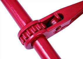 img 1 attached to Aain EI002A4 Red Ratchet Load Binders - 5/16-3/8 In & 5400 Lbs Capacity - Heavy Duty And Reliable
