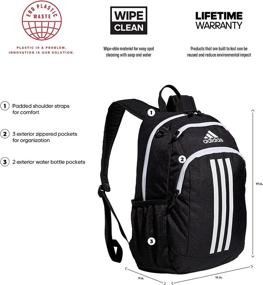img 3 attached to Adidas Youth Unisex Creating Backpack - Kids' Backpacks