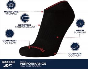 img 2 attached to Reebok Mens Socks Athletic 6 12 5