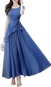 img 4 attached to Womens Round Elegant Floral Baroque Women's Clothing via Dresses