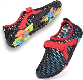 img 4 attached to CIOR Kids Water Shoes - Легкие кроссовки Aqua для спорта и легкой атлетики (Toddler, Little Kid, Big Kid)