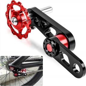 img 4 attached to Psler Bike Chain Tensioner With Derailleur Hang Bike Chain Guide For Folding Bicycle Cycling Tool Replacement Accessories