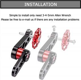 img 1 attached to Psler Bike Chain Tensioner With Derailleur Hang Bike Chain Guide For Folding Bicycle Cycling Tool Replacement Accessories